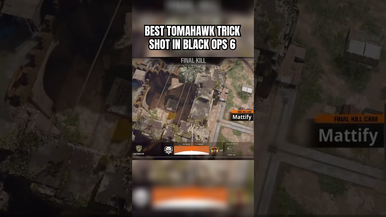 BEST TOMAHAWK TRICKSHOT IN BO6