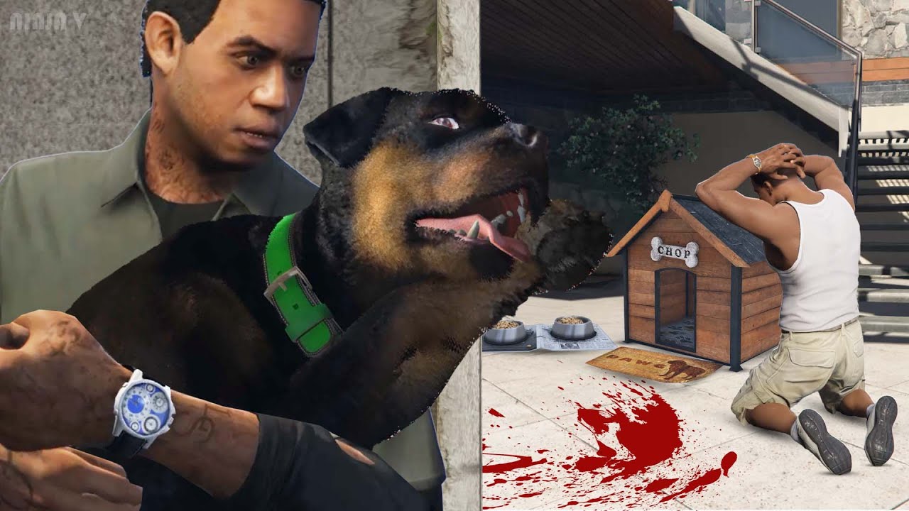 GTA V - Lamar Kidnapped Chop from Franklin