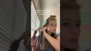 ME BURNING MY NATURALLY CURLY HAIR OFF EVERY MORNING: