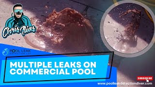Multiple leaks on Conmmercial Pool