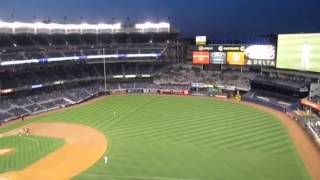 The View from our seats at Yankee Stadium