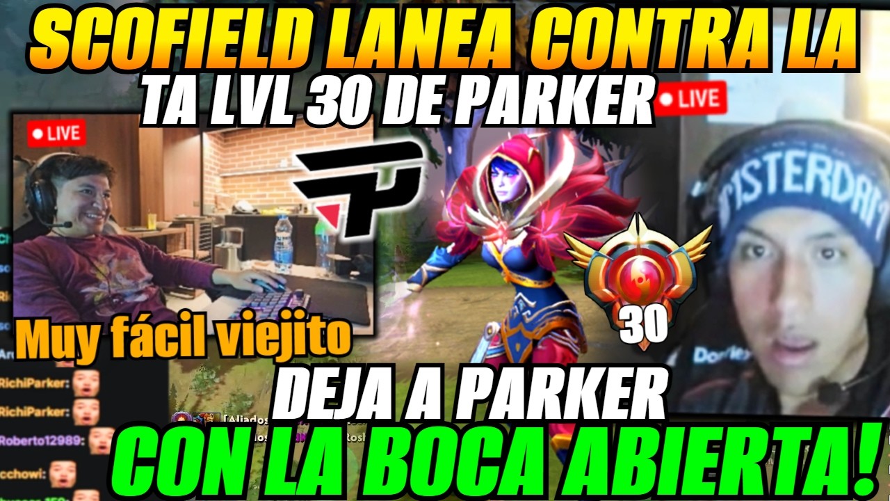 😲SCOFIELD lanea contra la TA LVL 30 de PARKER en stream😲Deja a PARKER con la BOCA ABIERTA!