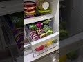 WHATS IN MY FRIDGE AS A NUTRITIONIST | clean and organize my fridge with me, fridge restock #shorts