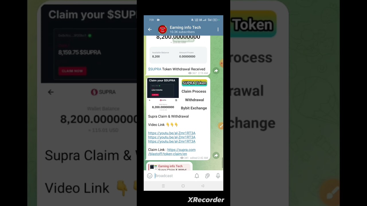 SUPRA Token Claim Time | SUPRA Claim Process | SUPRA Withdrawal Process