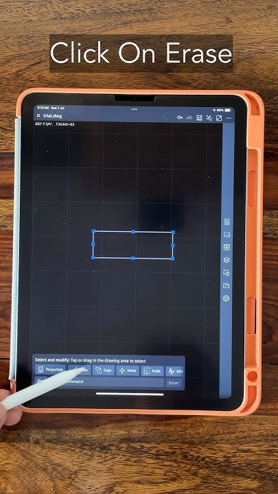 learn-autocad-on-ipad-day4-erase-shorts-autocad-cad-ipad