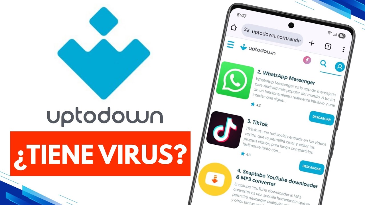 Las Apps en Uptodown ¿TIENEN VIRUS SI O NO? 