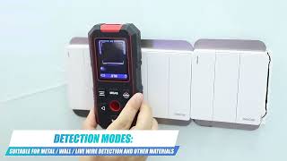 NOYAFA 3-IN-1 WALL DETECTOR & LASER DISTANCE METER