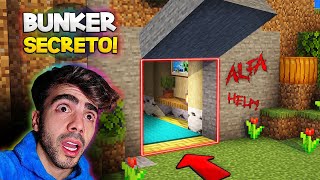 ENCONTRÉ LA CASA/BUNKER SÚPER SECRETO DE FEDEVIGEVANI EN MINECRAFT! 😱 | FEDE ESTA EN PELIGROO! ⚠️
