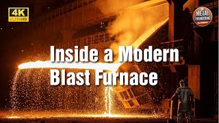 Inside a Modern Blast Furnace: Iron Ore to Pig Iron (Full Process)