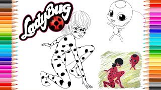 Miraculous Ladybug Coloring Pages | How to Draw and Color Ladybug | Coloring Book Baby Room