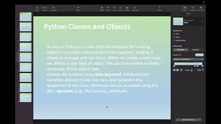 Object oriented program (OOP) In Python