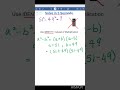 solve in 10 seconds - ICSE, CBSE, #maths #mathstricks #education #algebra