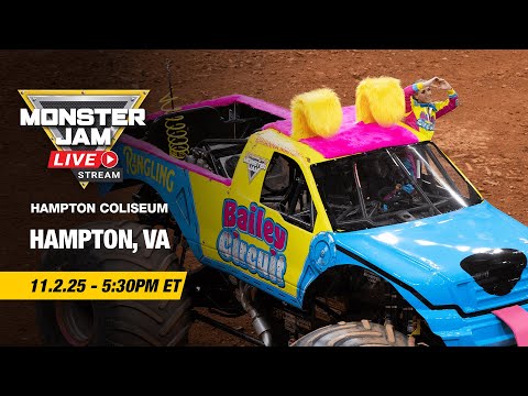 MONSTER JAM: HAMPTON, VA - 4 (FULL EVENT)
