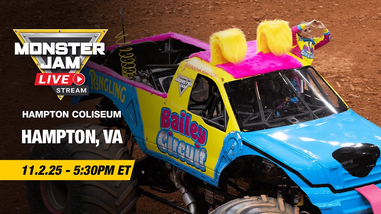 Monster Jam: Hampton, VA - 4 (Full Event) | Nov 2, 2025