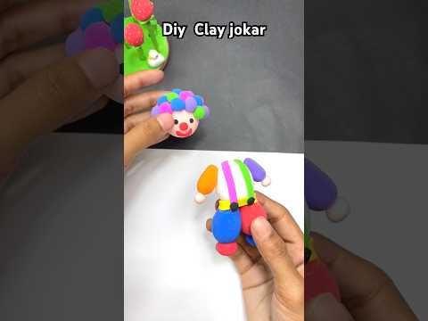 Diy Clay jokar for kids/#kidscraft #art #craft #kidsvideo #clayart #cartoon #shortfeed