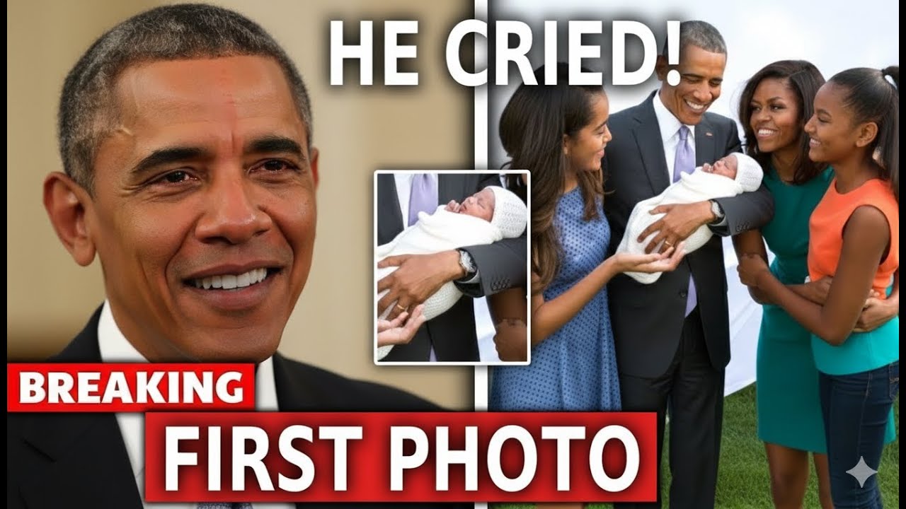 Barack & Michelle Obama in TEARS: Meeting Malia’s Baby for the First Time!