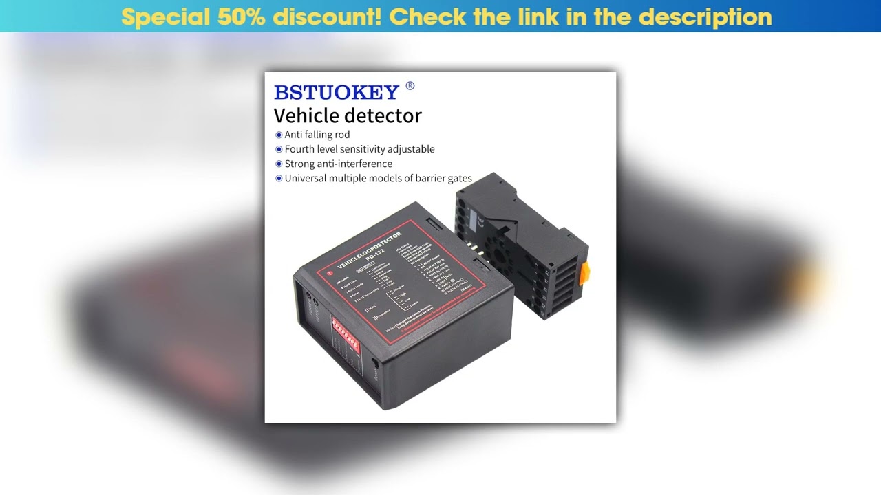 Review PD-132 Single Channel Inductive Vehicle Loop Detector For The Car Parking Lot Vehicle Loop D
