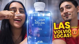 Mujeres reaccionan a es PERFUME VIRAL... ¡SU REACCION FUE BRUTAL! HAWAS ICE!