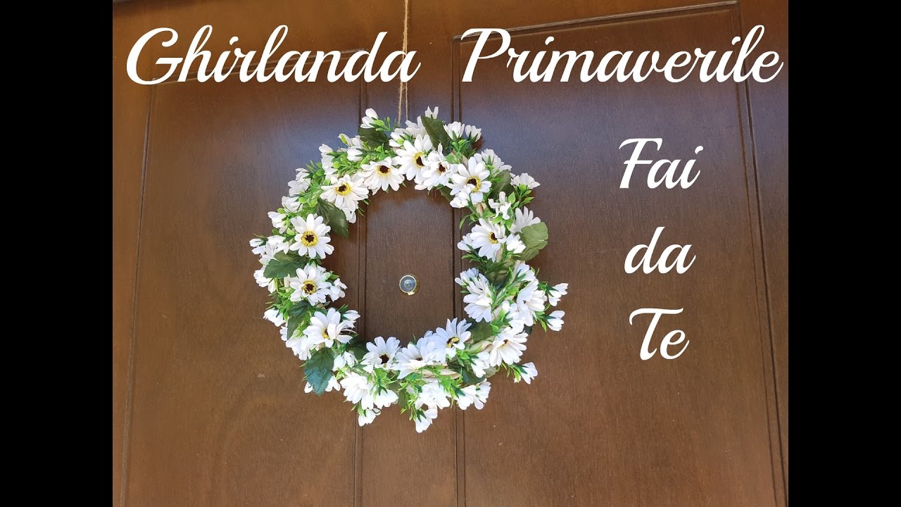 Ghirlanda Primaverile/Estiva Con Limoni E Foglie Di Agnello - 55 Cm, Artificiale, Per Porta, Parete, Matrimonio E Decorazione Casa