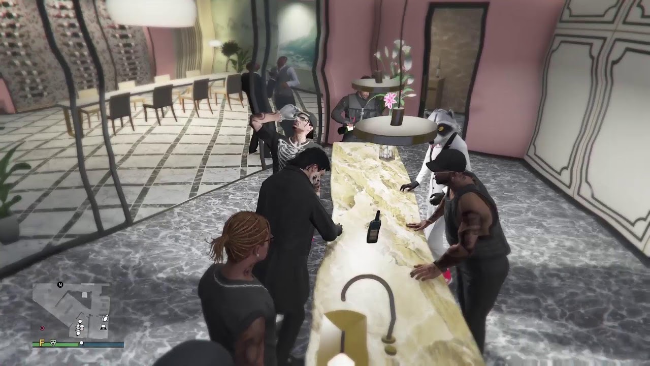 Barcode chilling on new gta 5 update