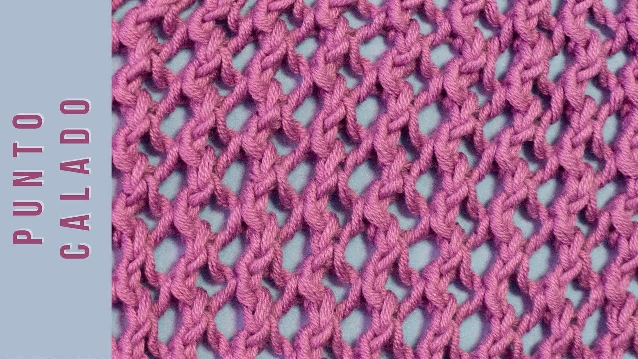 №61🌞 punto de red para tejer blusas de verano, capitas, vestidos, chales a dos agujas 🌞