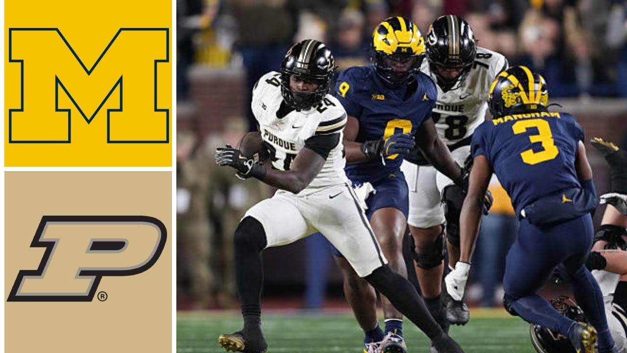 #21 Michigan vs Purdue Highlights | 2025 College Football Week 10
