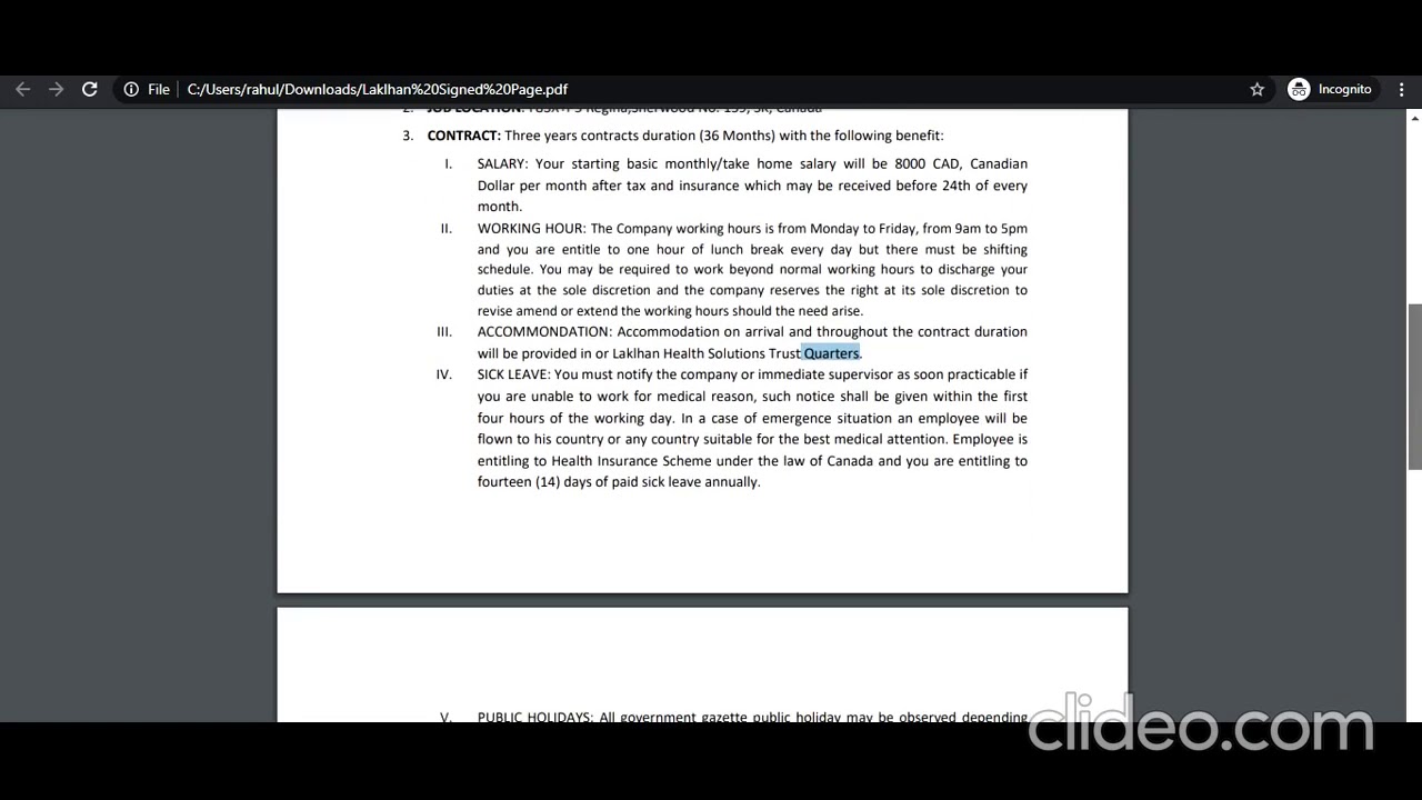 Canada Hospital Job Scam In Hyderabad- The Applicant Was Saved