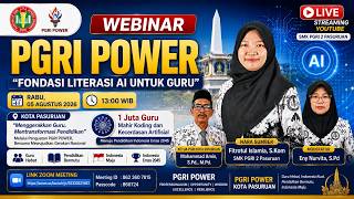 LIVE - WEBINAR PGRI POWER LIVE - WEBINAR PGRI POWER