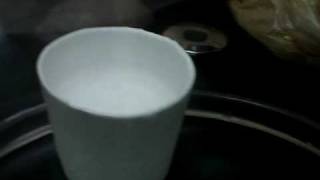 Liquid Nitrogen turns to Solid Nitrogen in Vacuum