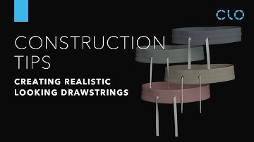 Creating Realistic Looking Drawstrings in CLO