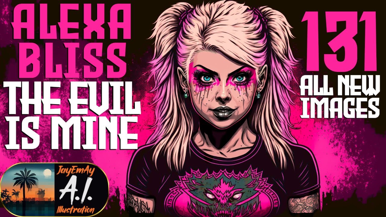 Alexa Bliss "The Evil is Mine" with lyrics Illustrated by AI WWE