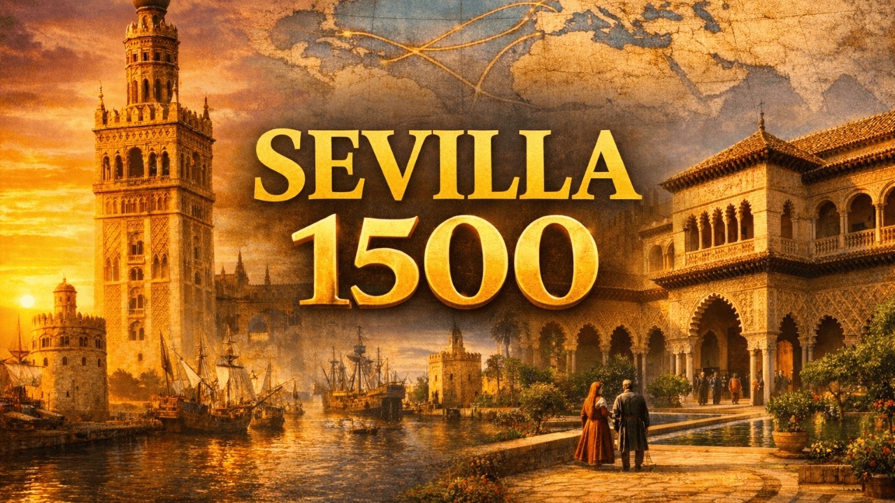 Así era Vivir en Sevilla en el año 1500 | Dentro del Real Alcázar | Con IA