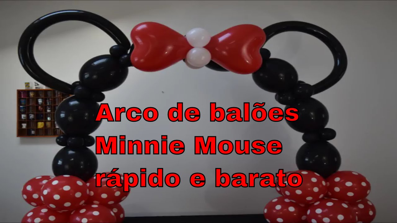 Silhueta De Arco Vermelho Da Minnie Mouse 500x500