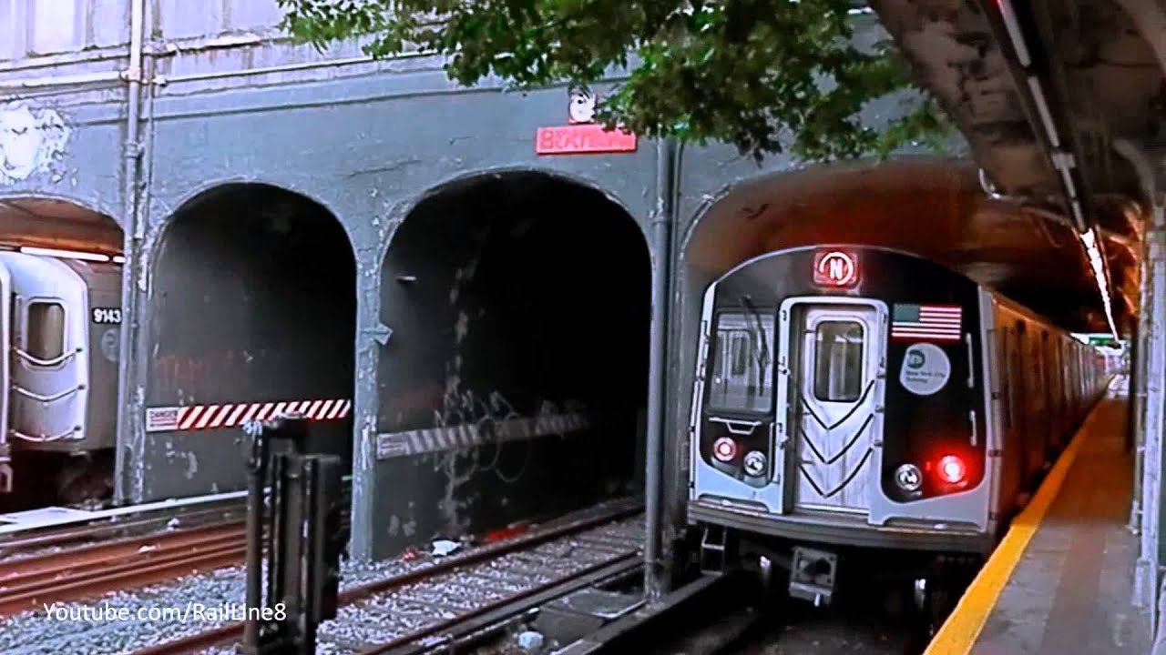 BMT:Coney Island Bound R160 (N) Sea Beach Express via Local Track at 86th Street