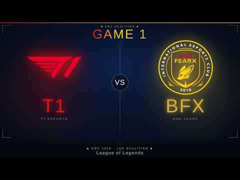 T1 vs BFX Highlights All Games Faker's Akali! | LCK EWC 2026 Qualifier | T1 VS BNK FEARX