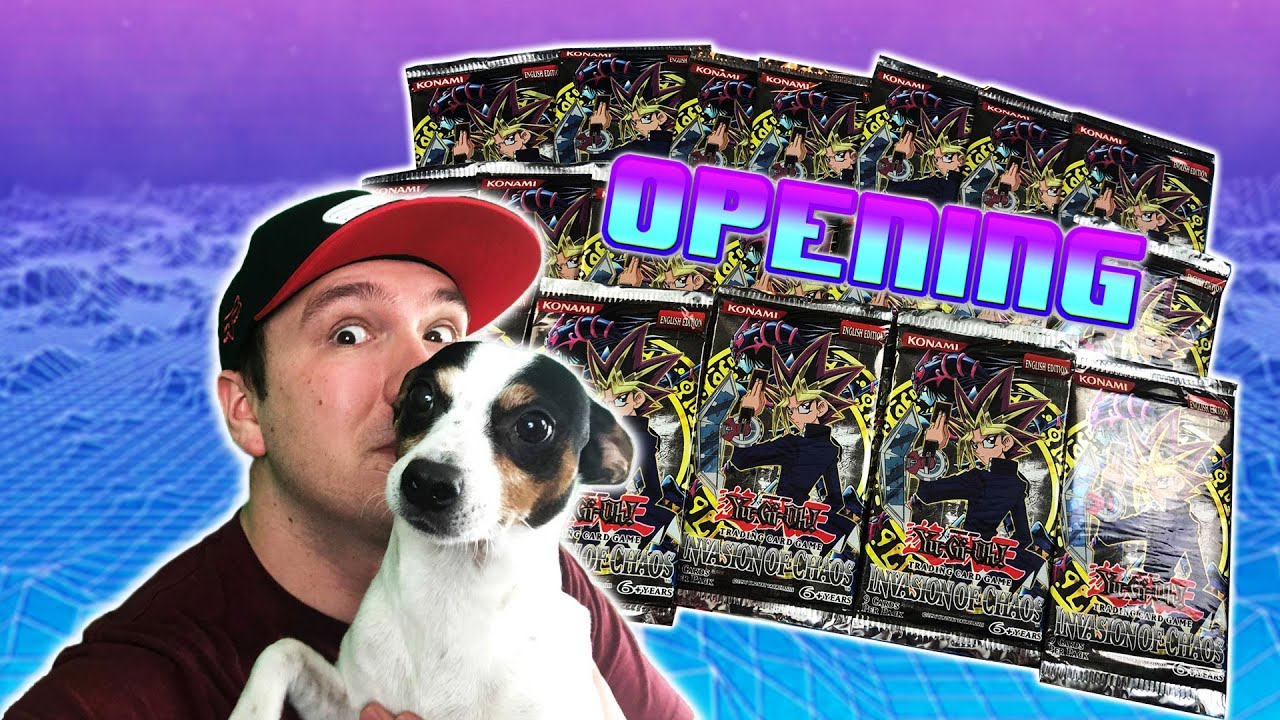 *THESE “IOC” YuGiOh BOOSTER PACKS WEREN'T SCALED* INVASION OF CHAOS OPENING! BEST SET EVER MADE! JRB