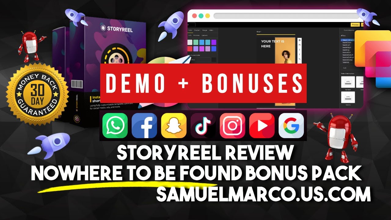 StoryReel Review - StoryReel Demo & Bonuses