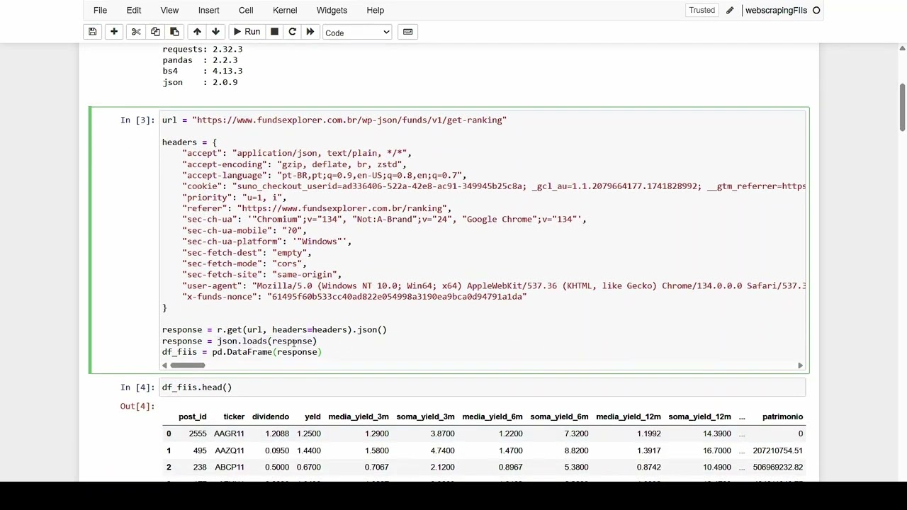 Coleta de Dados de FIIs com Python (Código Atualizado 2025)