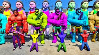 GTA V Superhero Pro - Story Joker Kidnapped Avengers In Truck Spider Man vs Hulk vs Avengers ep.48
