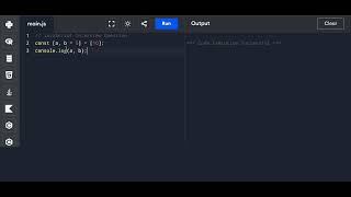 JavaScript Interview Question (Array Destructuring)