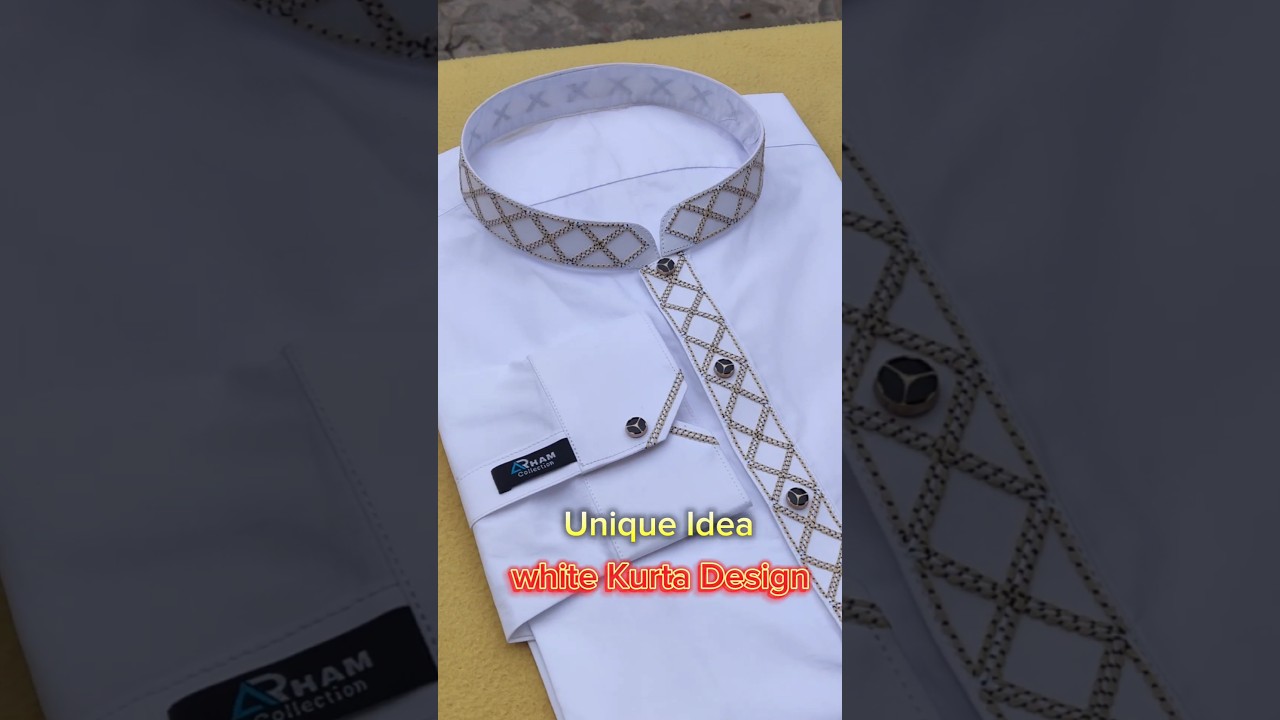 "جب سادگی محبت بن جائے… White Kurta Design ✨ #shorts