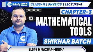 Class 11 Physics Chapter 3 Mathematical Tools Lecture 6 Slope & Maxima Minima