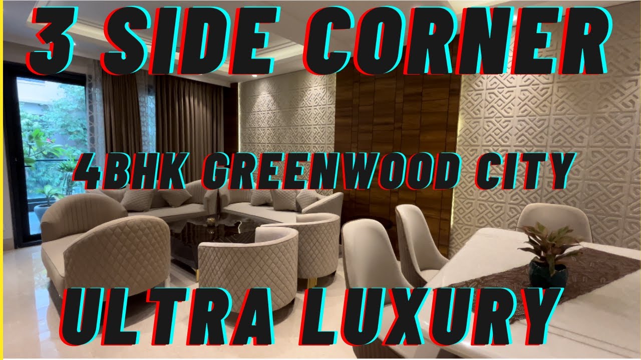 3 SIDE CORNER 292 SQYDS GREEN WOOD CITY BUILDER FLOOR IN GURGAON
