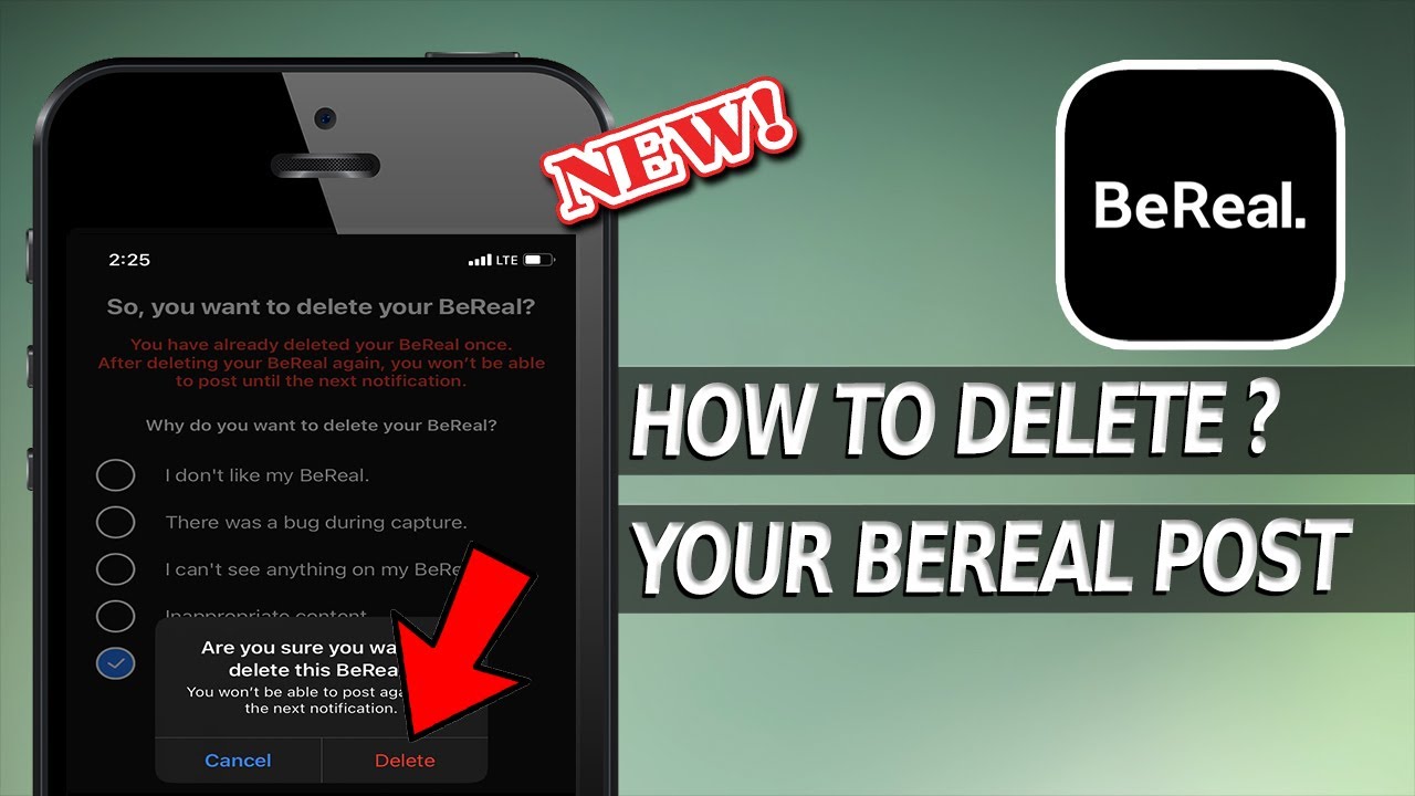 How to Delete Post on BeReal using iPhone?