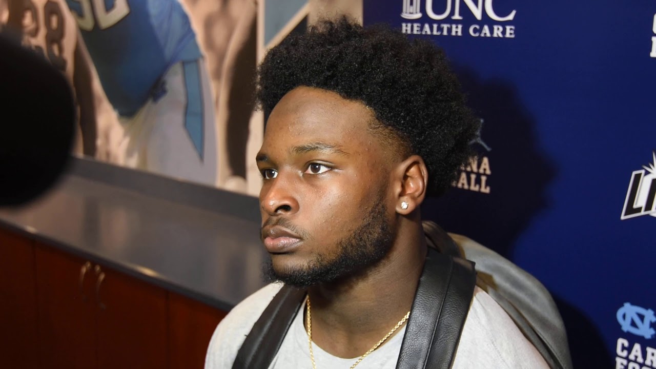 Javonte Williams UNCAppalachian State Postgame Interview YouTube