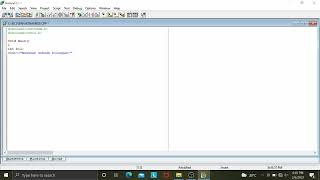 Membuat program untuk menentukan bilangan ganjil genap.|UAS algoritma,|universitas peradaban. screenshot 2