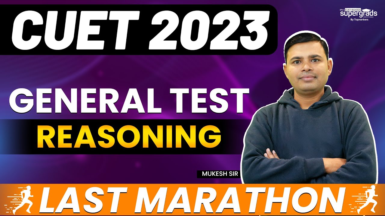 CUET 2023 General Test Reasoning | CUET 2023 Complete Reasoning ...