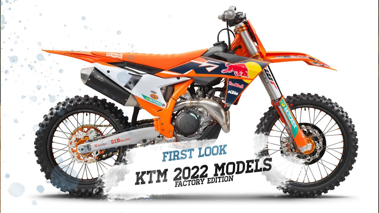 2022 KTM 450 and 250 SX-F Factory 
