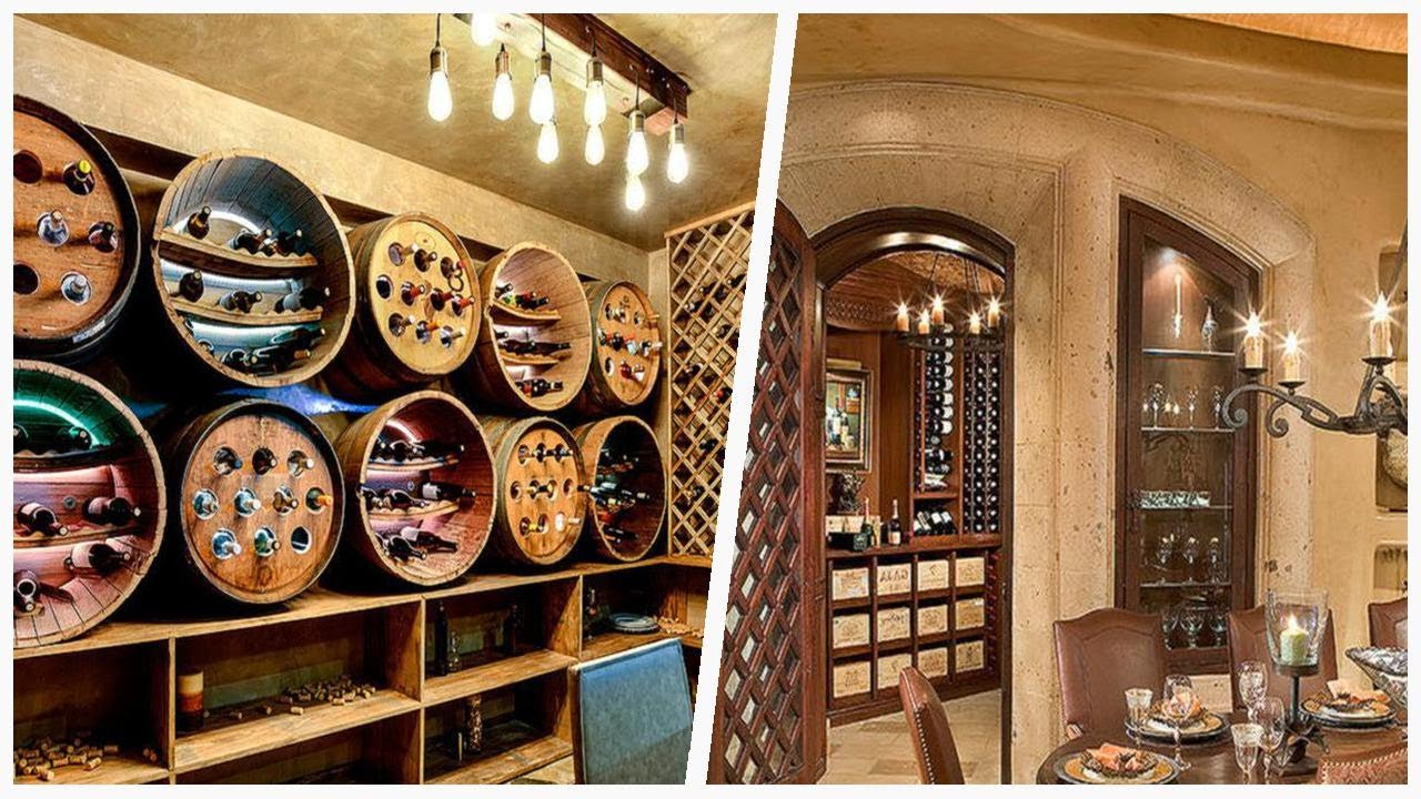 75 Multicolored Floor And Orange Floor Wine Cellar Design Ideas You'll Love ♡