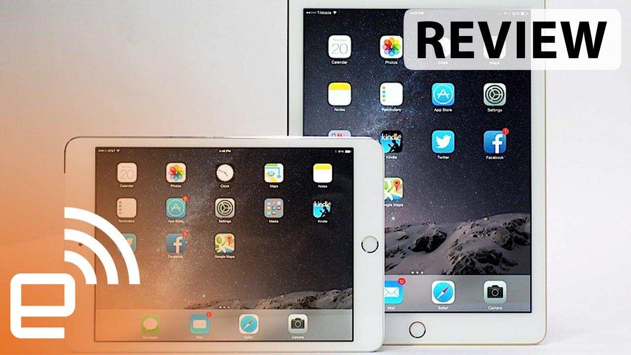 Review: iPad Air 2 & iPad Mini 3 | Engadget - YouTube